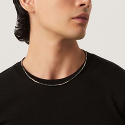 Giovanni Raspini zilveren collier grey cubes