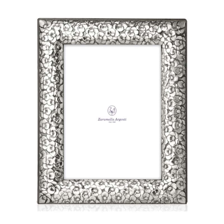 Zaramella zilveren bloemen fotolijst Firenze 15 x 10 cm