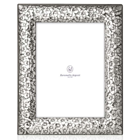 Zaramella zilveren bloemen fotolijst Firenze 20 x 25 cm