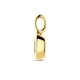 Gouden hanger groen amethist
