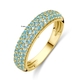 Gouden ring sky blue topaas