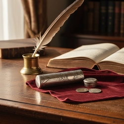 Zilveren muntendoosje rond 1855 stuiverdoosje