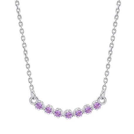 Laura Ashley collier licht amethist Alford Meadow