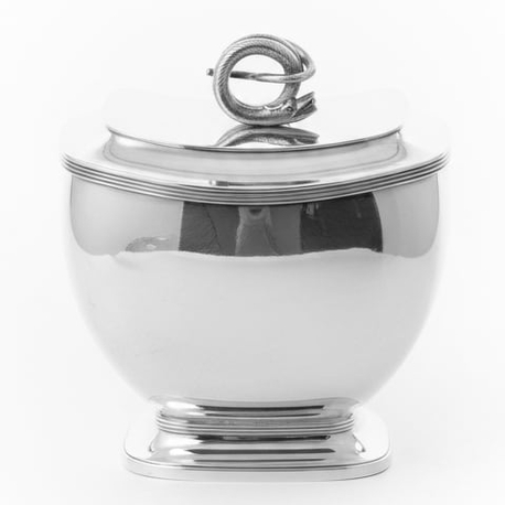 Zilveren theebus v. Kempen anno 1920