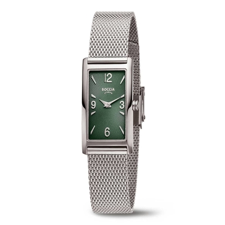 Boccia Titanium horloge groen