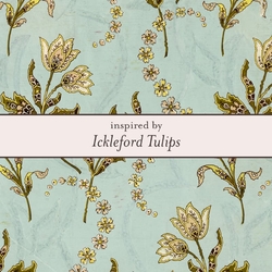 Laura Ashley verguld zilveren oorbellen Ickleford Tulips