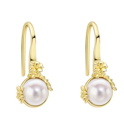 Laura Ashley verguld zilveren oorbellen Ickleford Tulips