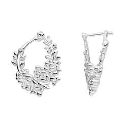 Laura Ashley zilveren oorbellen Cathedine