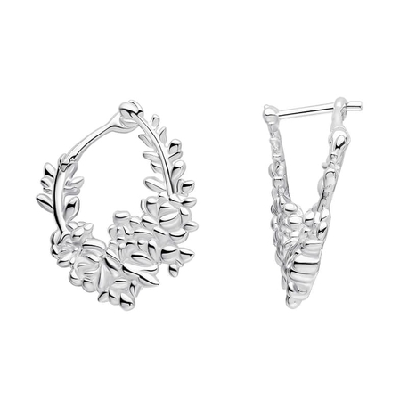 Laura Ashley zilveren oorbellen Cathedine