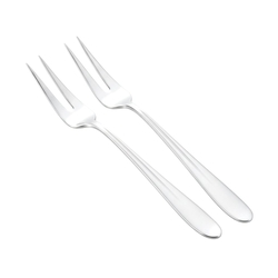 2 Zilveren belegvorken 14 cm