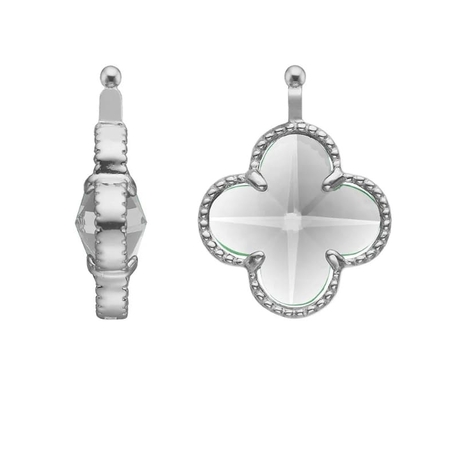 Heide Heinzendorff aanhangers klaver transparant