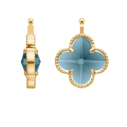 Heide Heinzendorff aanhangers klaver blauw