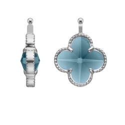 Heide Heinzendorff aanhangers klaver blauw