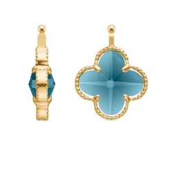 Heide Heinzendorff aanhangers klaver montan blauw