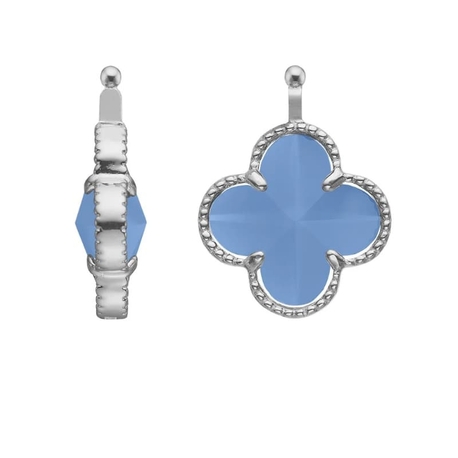 Heide Heinzendorff aanhangers klaver hard blauw