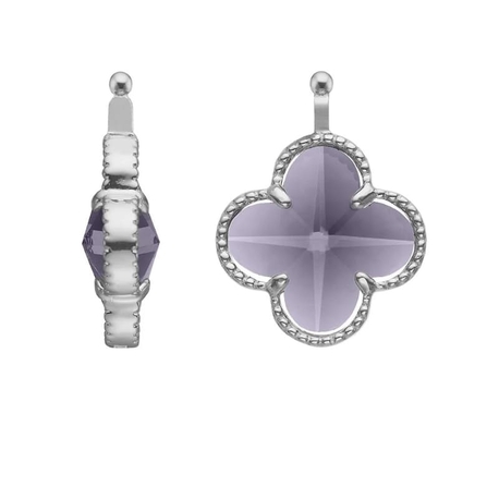 Heide Heinzendorff aanhangers klaver paars