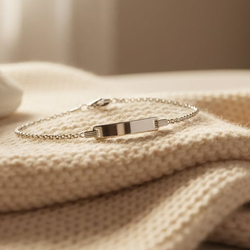 Juweliers restant zilveren kinderarmband 14-16 cm