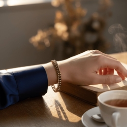 Vintage 14 krt massief gouden armband 24,2 gr.