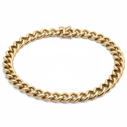 Vintage 14 krt massief gouden armband 24,2 gr.