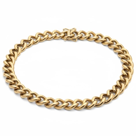 Vintage 14 krt massief gouden armband 24,2 gr.