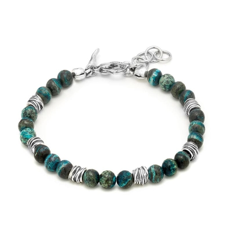 Giovanni Raspini armband groen jasper