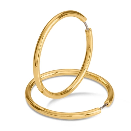 BOCCIA Titanium vergulde oorringen 05070-02