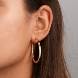 BOCCIA Titanium vergulde oorringen 05070-02