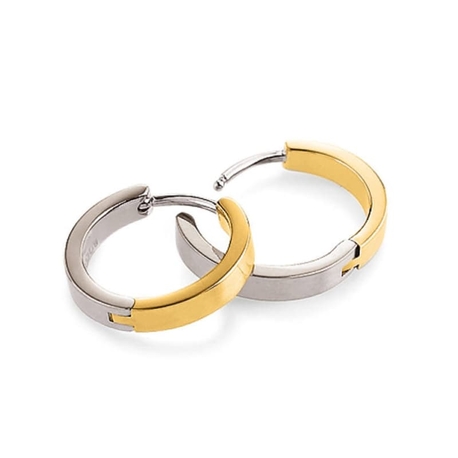 BOCCIA Titanium creolen 0577-06 bicolor