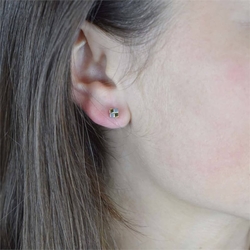 BOCCIA Titanium bicolor oorstekers 0518-03