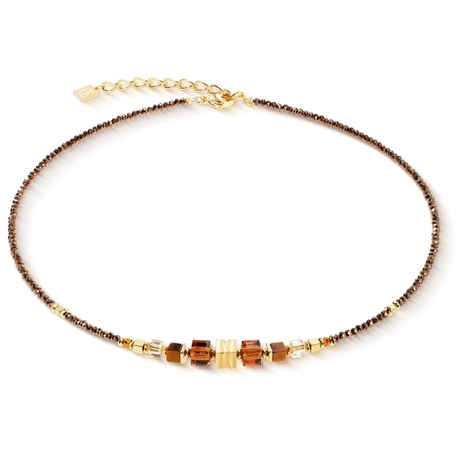 Coeur de Lion ketting 3044-10-1116 Wave Cube Flow