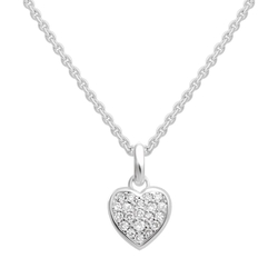 Little Star collier Sirus hart me diamantjes