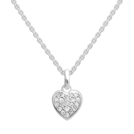 Little Star collier Sirus hart me diamantjes