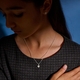 Little Star collier Sirus hart me diamantjes