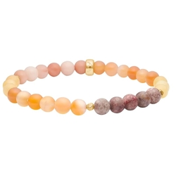 Heide Heinzendorff armband jasper, aventurijn, jade en sponskwarts