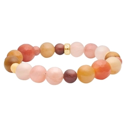 Heide Heinzendorff armband aventurijn, jade, agaat en tijgeroog