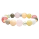 Heide Heinzendorff armband rozenkwarts, mosterd kwarts, jade, jasper en prehniet