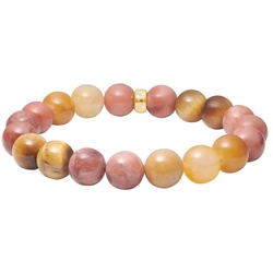 Heide Heinzendorff armband tijgeroog, jade en jasper