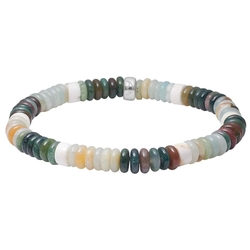 Heide Heinzendorff armband amazoniet, howliet en agaat