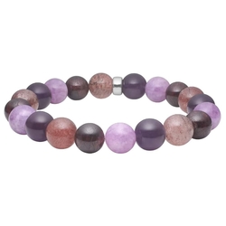 Heide Heinzendorff armband amethist, kersenkwarts, sponskwart en granaat