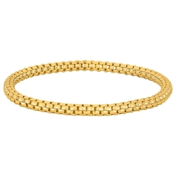 Heide Heinzendorff flex armband verguld zilver 6 mm