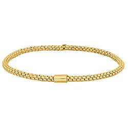 Heide Heinzendorff flex armband verguld zilver 3 mm