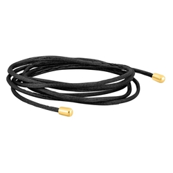 Heide Heinzendorff zwart koord collier 100 cm