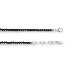 Bastian Inverun ketting met zwart spinel 42-45 cm