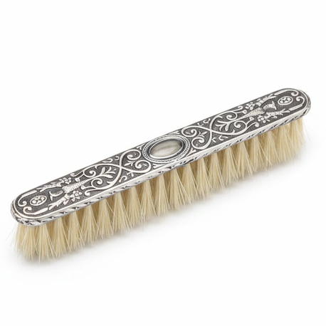 Antieke zilveren snorrenborstel Frankrijk