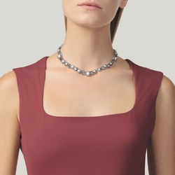 Giovanni Raspini zilveren collier Blossom small