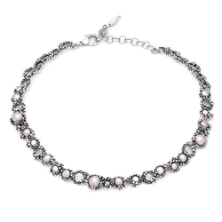 Giovanni Raspini zilveren collier Blossom small