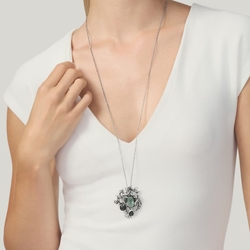 Giovanni Raspini zilveren hanger Jungle