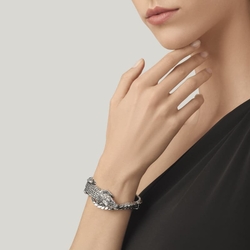 Giovanni Raspini zilveren armband Krokodil