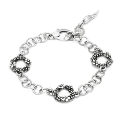 Giovanni Raspini zilveren armband Wildflowers