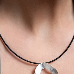 Bastian Inverun zwart stalen collier 45 cm